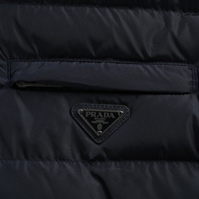 Navy Puffer Down Jacket view