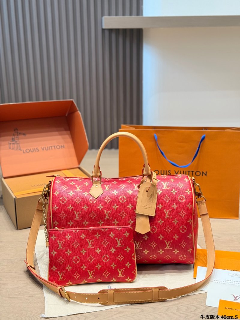 Louis Vuitton Speedy P44 Monogram Green Calf Leather Bag view