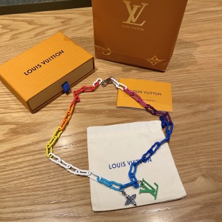 Louis Vuitton Rainbow Chain Link Necklace - Multicolor view 1