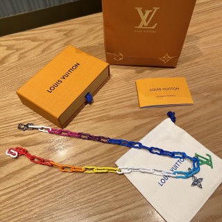 Louis Vuitton Rainbow Chain Link Necklace - Multicolor view 2