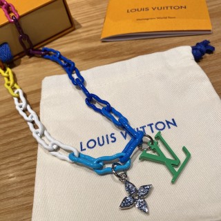 Louis Vuitton Rainbow Chain Link Necklace - Multicolor view 3