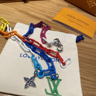 Louis Vuitton Rainbow Chain Link Necklace - Multicolor view 4