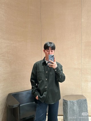 Stone Island Dark Green Denim Overshirt Jacket view 4