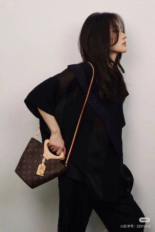 Louis Vuitton Monogram Noe Shoulder Bag Brown view 7