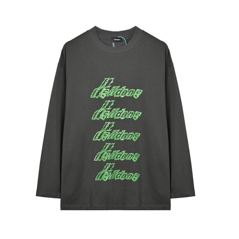 Black Neon Graphic Logo Long Sleeve T-Shirt view