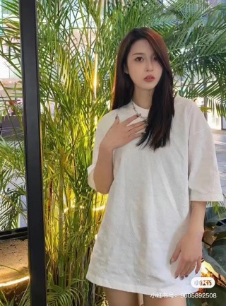 White Oversized Short Sleeve T-Shirt view 6