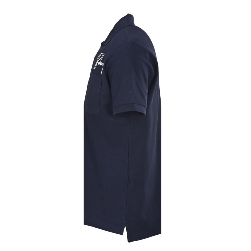 Burberry Signature Script Navy Polo Shirt view