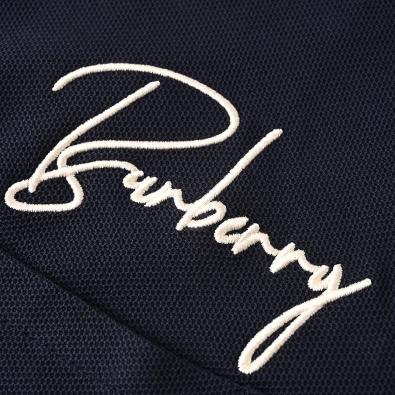 Burberry Signature Script Navy Polo Shirt view
