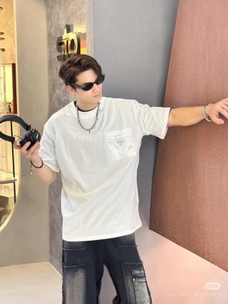 Prada White Pocket T-Shirt view 2