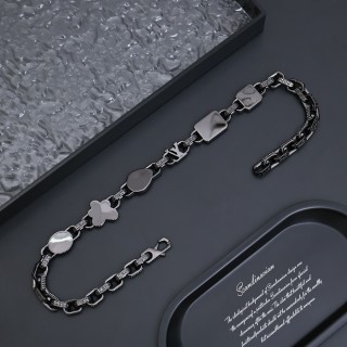 Louis Vuitton Paradise Stone Chain Necklace Silver view 2