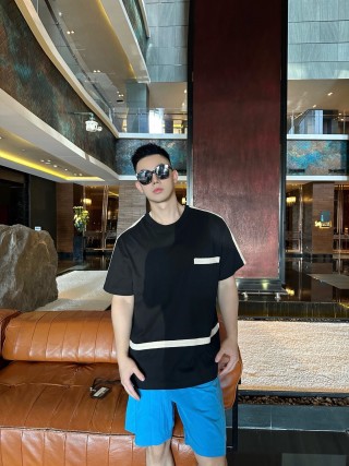 Essentials Black Stripe Short Sleeve T-Shirt view 5