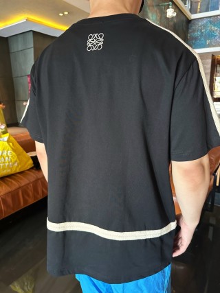 Essentials Black Stripe Short Sleeve T-Shirt view 6