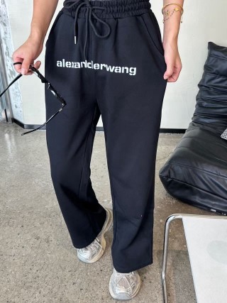 Alexander Wang Black Logo Joggers view 6