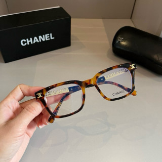 Chanel Tortoiseshell Square Frame Sunglasses with Gold Hardware view 2