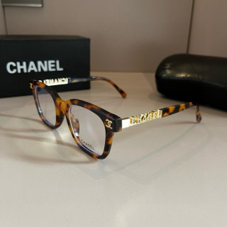 Chanel Tortoiseshell Square Frame Sunglasses with Gold Hardware view 3