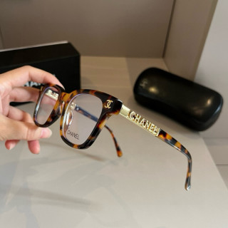 Chanel Tortoiseshell Square Frame Sunglasses with Gold Hardware view 4