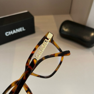 Chanel Tortoiseshell Square Frame Sunglasses with Gold Hardware view 6