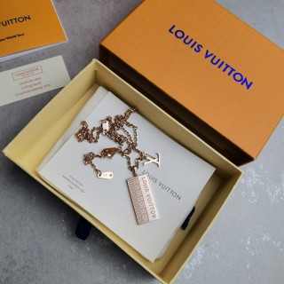 Louis Vuitton Piano Keyboard Pendant Necklace Gold view 7