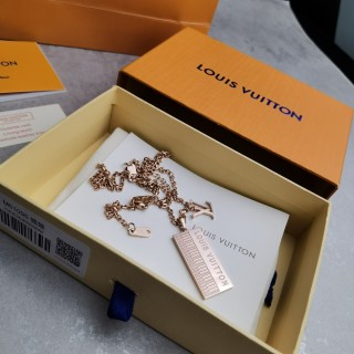 Louis Vuitton Piano Keyboard Pendant Necklace Gold view 9
