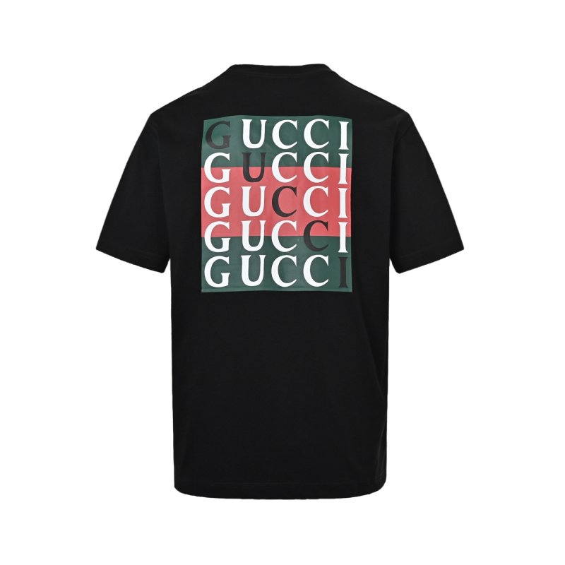 Gucci GG Logo Black Short Sleeve T-Shirt view
