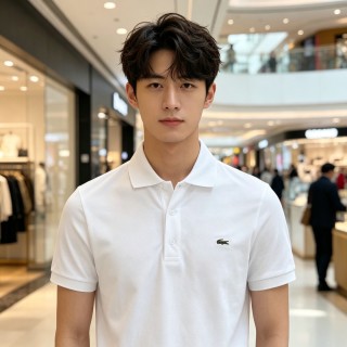 Lacoste Classic White Polo Shirt view 4
