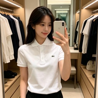 Lacoste Classic White Polo Shirt view 5