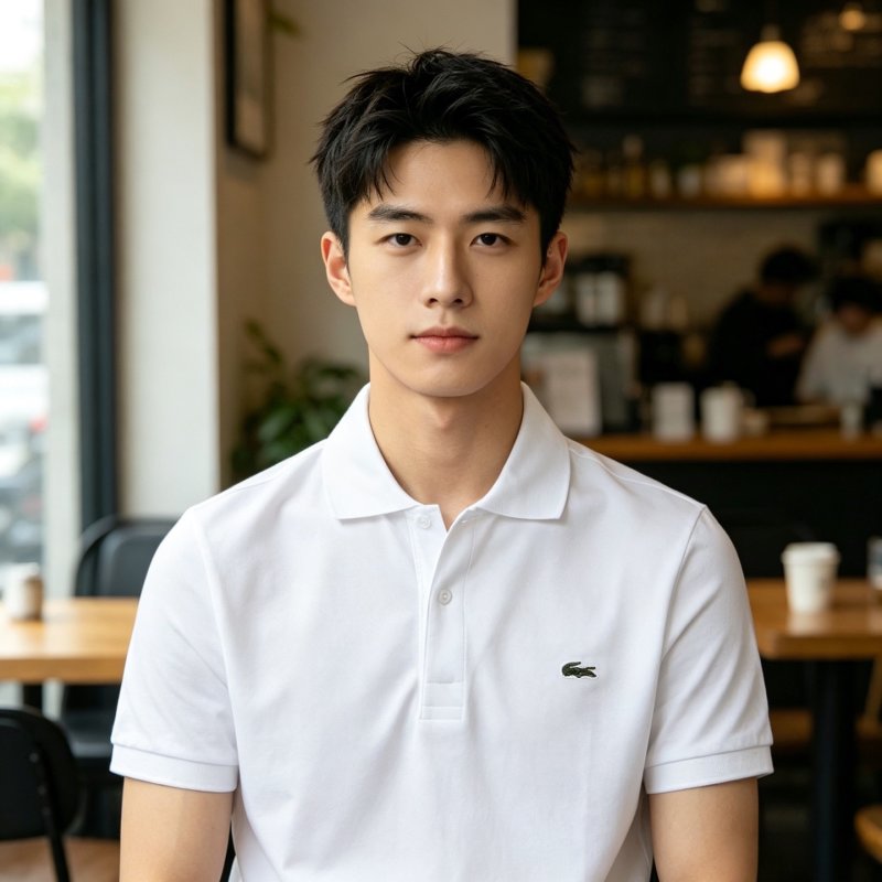 Lacoste Classic White Polo Shirt view