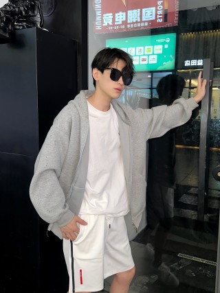 Prada White Side Stripe Shorts view 8