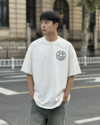 Acne Studios White Logo Circle T-Shirt view 5