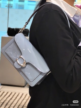 Coach Pillow Tabby Silver Shoulder Bag view 5