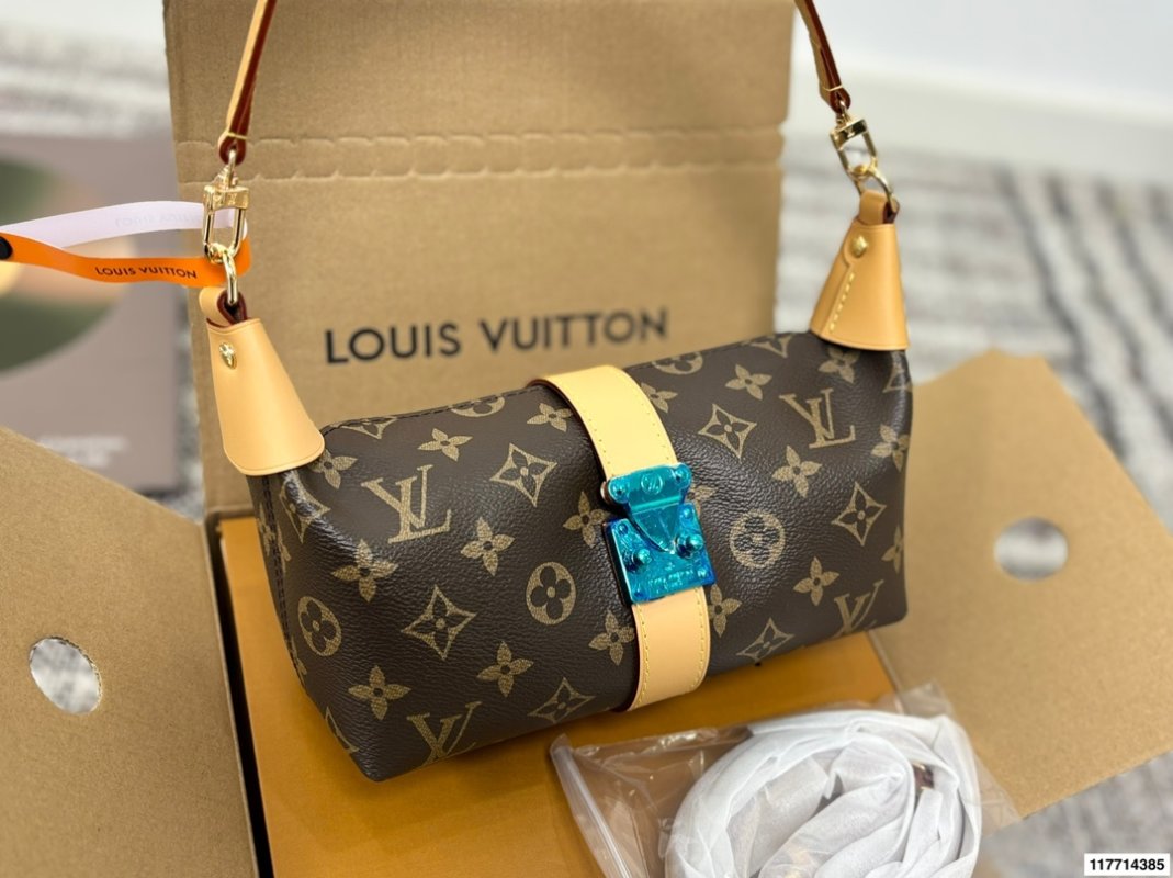 Louis Vuitton Mia Monogram Canvas Shoulder Bag - Brown