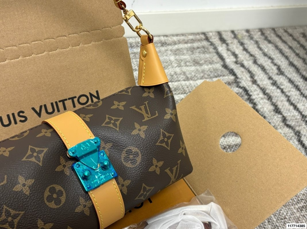 Louis Vuitton Mia Monogram Canvas Shoulder Bag - Brown view