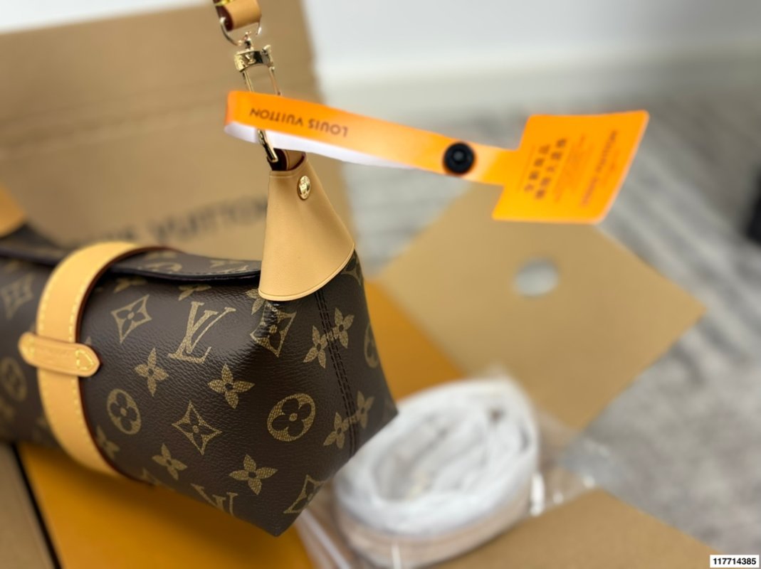 Louis Vuitton Mia Monogram Canvas Shoulder Bag - Brown view