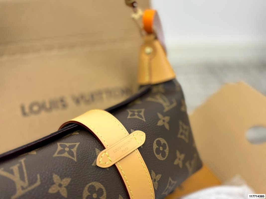 Louis Vuitton Mia Monogram Canvas Shoulder Bag - Brown view