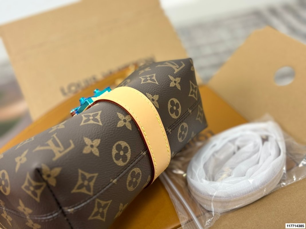 Louis Vuitton Mia Monogram Canvas Shoulder Bag - Brown view
