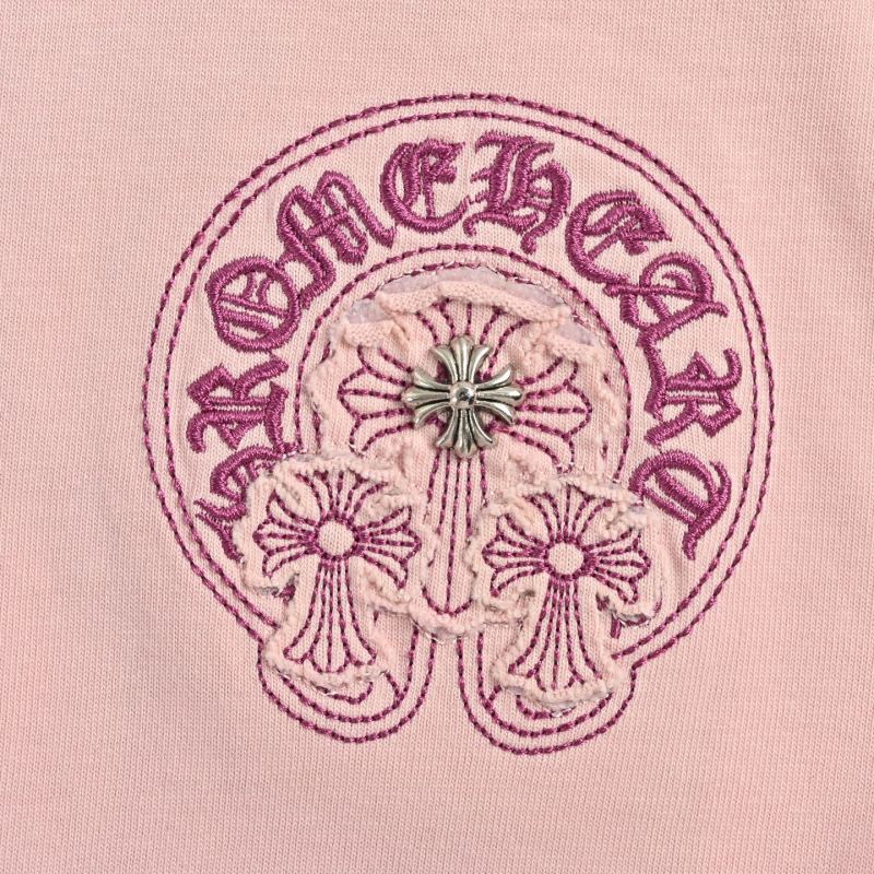 Pink Oversized Graphic T-Shirt with Embroidered Logo view