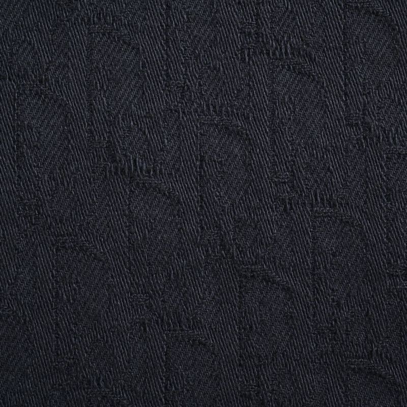 Navy Wool Blend Button-Up Shirt Jacket view