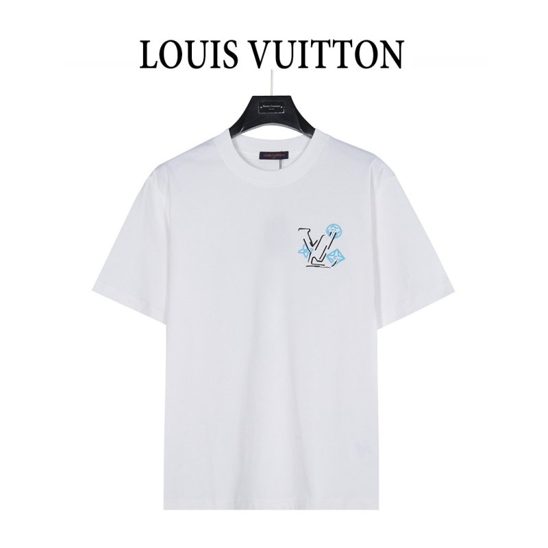 Louis Vuitton LV Monogram White Short Sleeve T-Shirt view