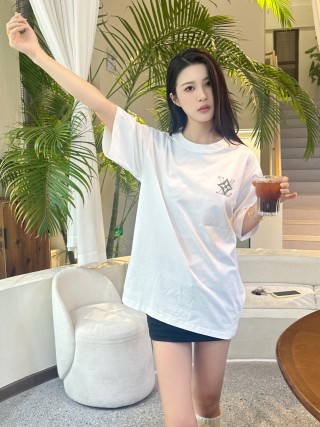 White Oversized Short Sleeve T-Shirt with Star Chest Print view 3