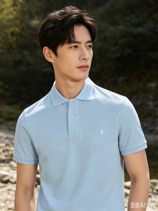 Polo Ralph Lauren Light Blue Polo Shirt view 4