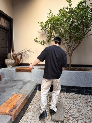 Black Graphic Print Short Sleeve T-Shirt view 3