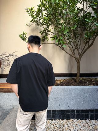 Black Graphic Print Short Sleeve T-Shirt view 10