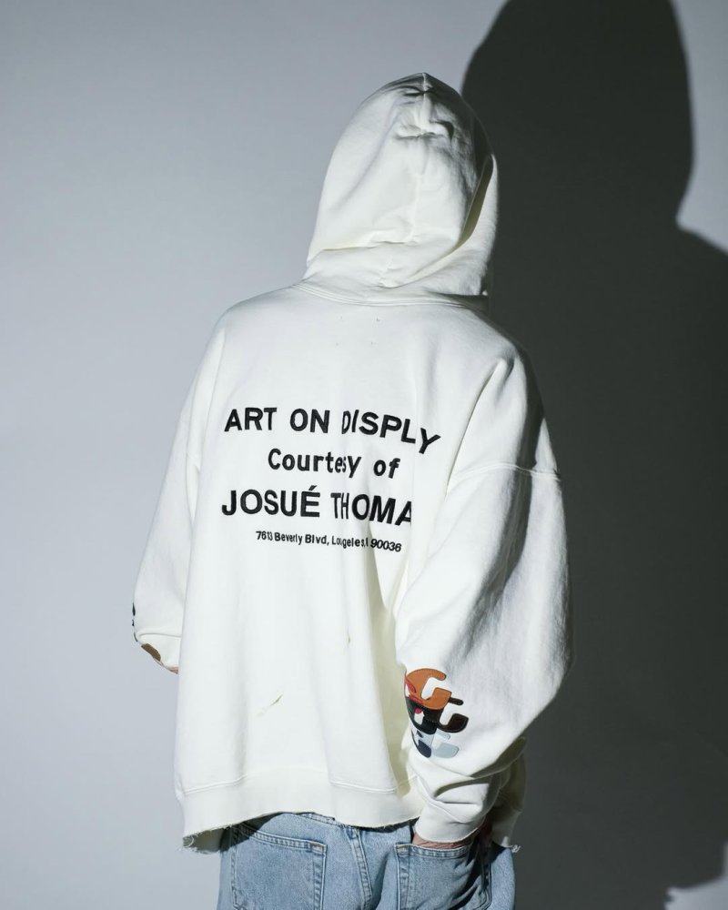 Essentials Art On Display Cream Hoodie