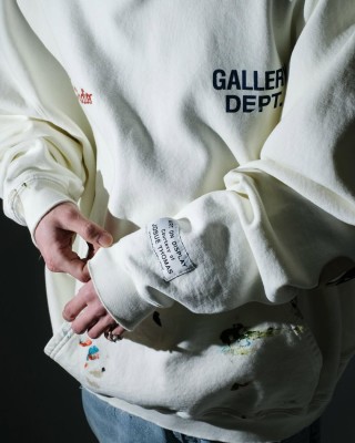 Essentials Art On Display Cream Hoodie view 6