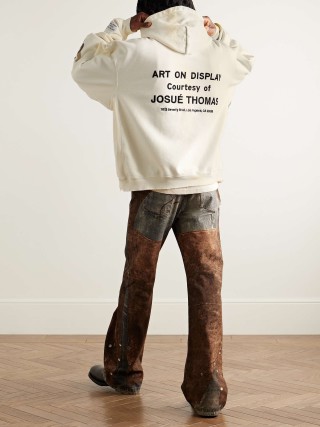 Essentials Art On Display Cream Hoodie view 9