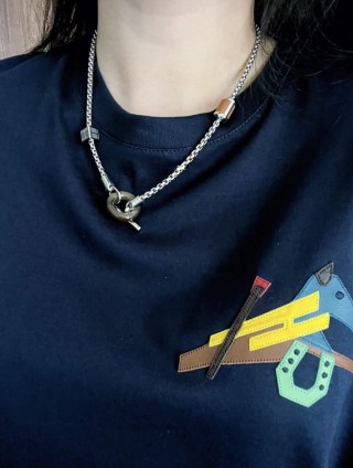 Chrome Hearts Silver Toggle Chain Necklace view 5