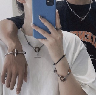 Chrome Hearts Silver Toggle Chain Necklace view 7