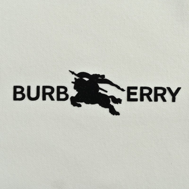Burberry Logo Cream Hoodie view