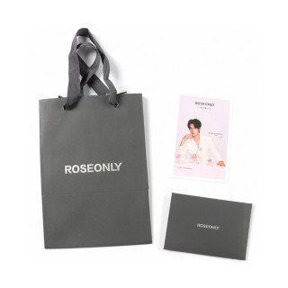 Roseonly Sweetheart Rabbit Eternal Rose Figure - White view 4