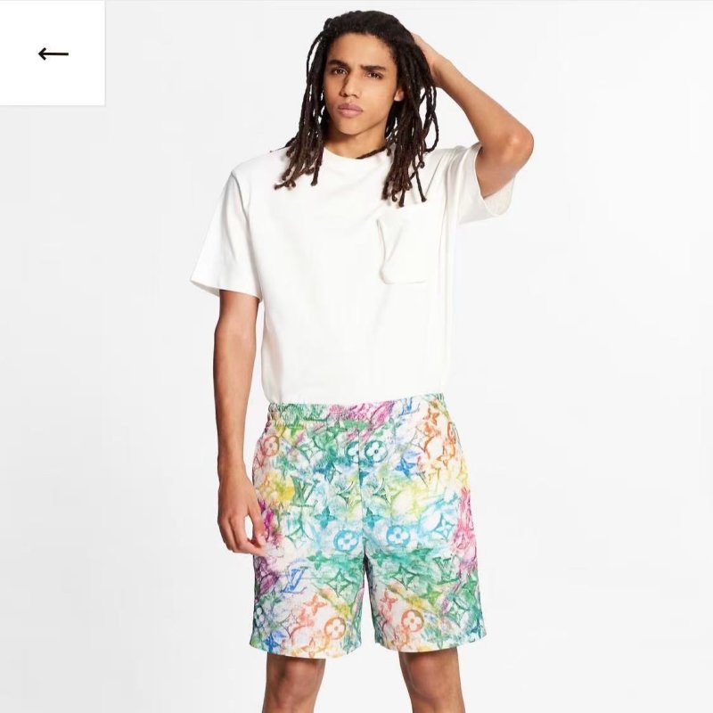 Louis Vuitton Monogram Floral Print Shorts - Multicolor view